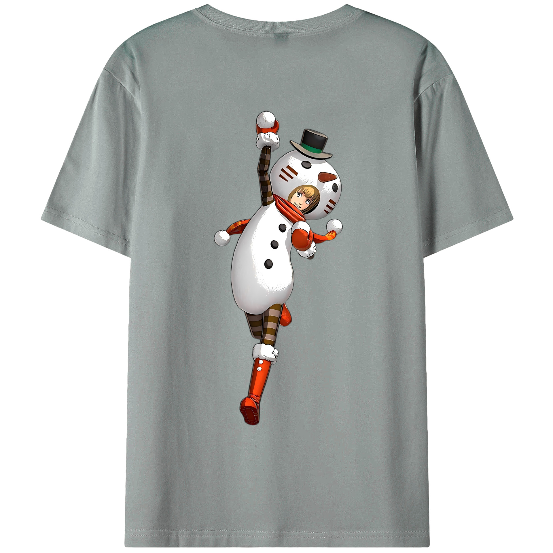 （画像用） 進撃の巨人 アルミン·アルレルト Attack on Titan Armin Arlert 綿100％ メンズ半袖Tシャツ（バックプリント） 通気性